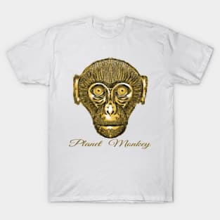 Bored Monkey Ape Planet T-Shirt